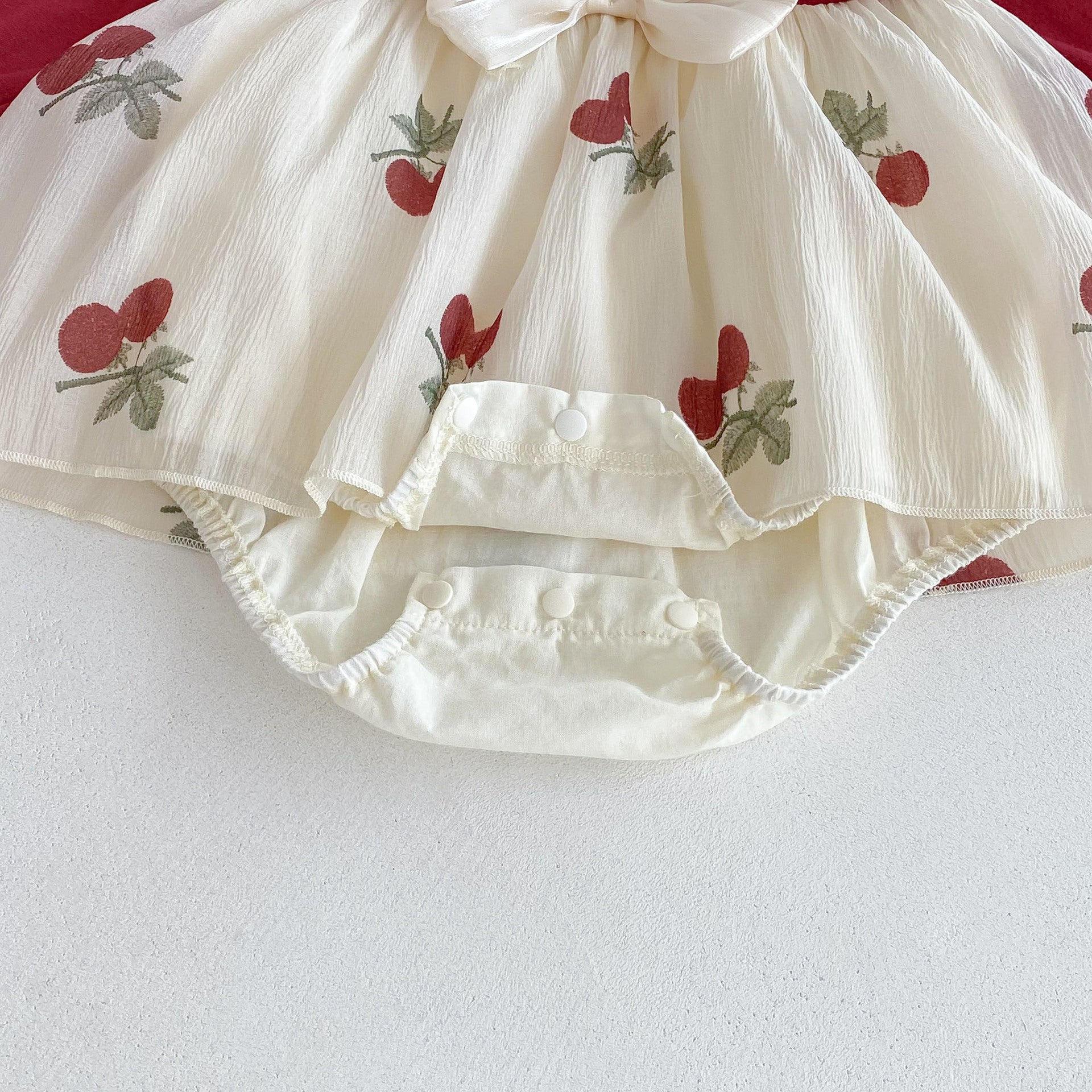 Clothes Spring Autumn Romper for Newborn Baby Girls, Full Moon 100 Days Princess Bodysuit Dress, One Year Old Outing Wear