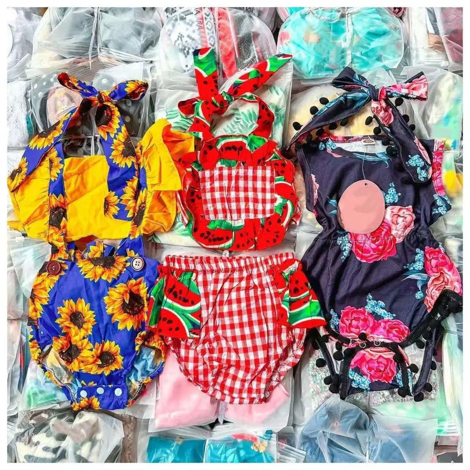 2026 Brand New Apparel Stock 1 To14 Years Old Children Kids Clothing Supplier Ropa De Bebe, Factory Wholesale Baby Clothes Bales