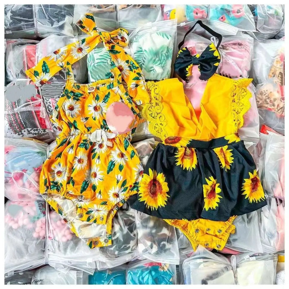 2026 Brand New Apparel Stock 1 To14 Years Old Children Kids Clothing Supplier Ropa De Bebe, Factory Wholesale Baby Clothes Bales