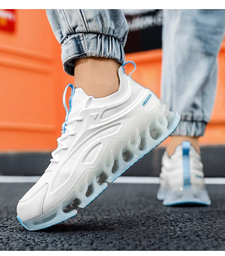 Premium Designer Men Air Cushion Basketball Sneakers Breathable Lightweight Comfort Training Sports Footwear