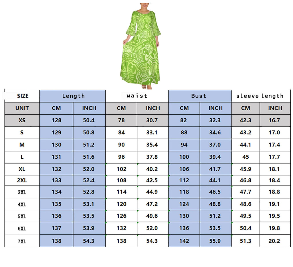 Pink Tribal Floral Matching Couple Outfit Ladies Flare Sleeve Long Dress Men Aloha Shirt Tropical Beach Vacation Matching Set