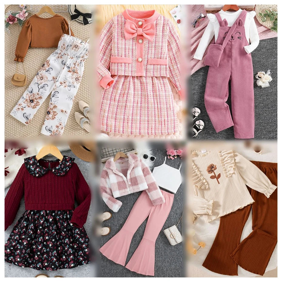 Wholesale Mixed Age Kids Clothing Clearance Sale Fashion Children's Clothing Apparel Stock Random Delivery