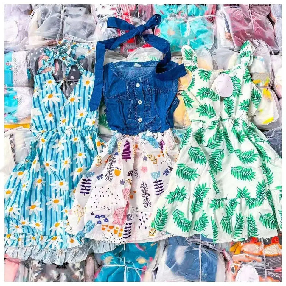 2026 Brand New Apparel Stock 1 To14 Years Old Children Kids Clothing Supplier Ropa De Bebe, Factory Wholesale Baby Clothes Bales