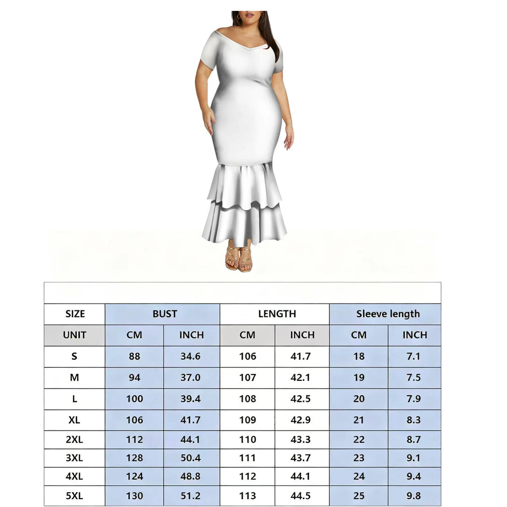 Dropshipping Design Hawaii Print Plus Size Women Mermaid Long Dress Custom Match Summer Aloha Men Shirt Couple Clothing 2 Pieces
