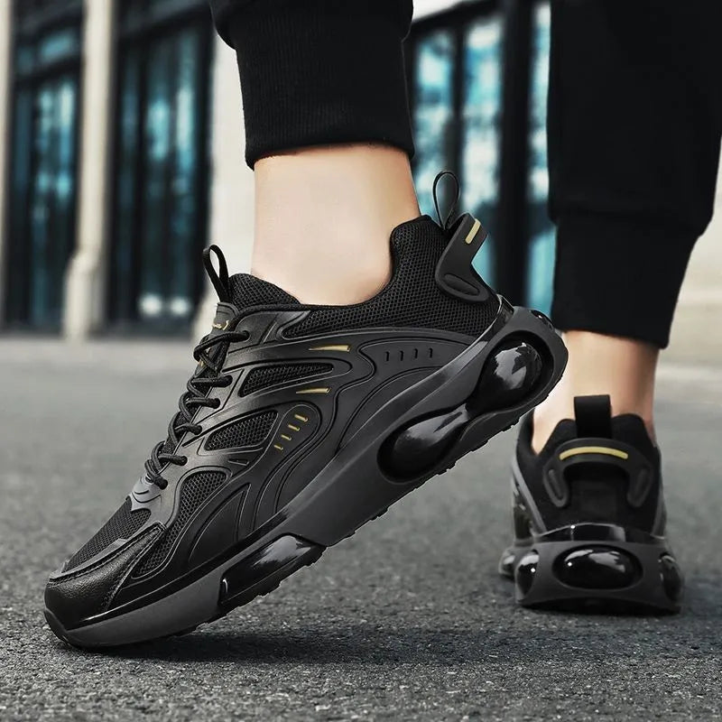 YF Men's Walking Style Shoes Spring New Breathable Mesh Shoes Casual  Men's  Running Shoes