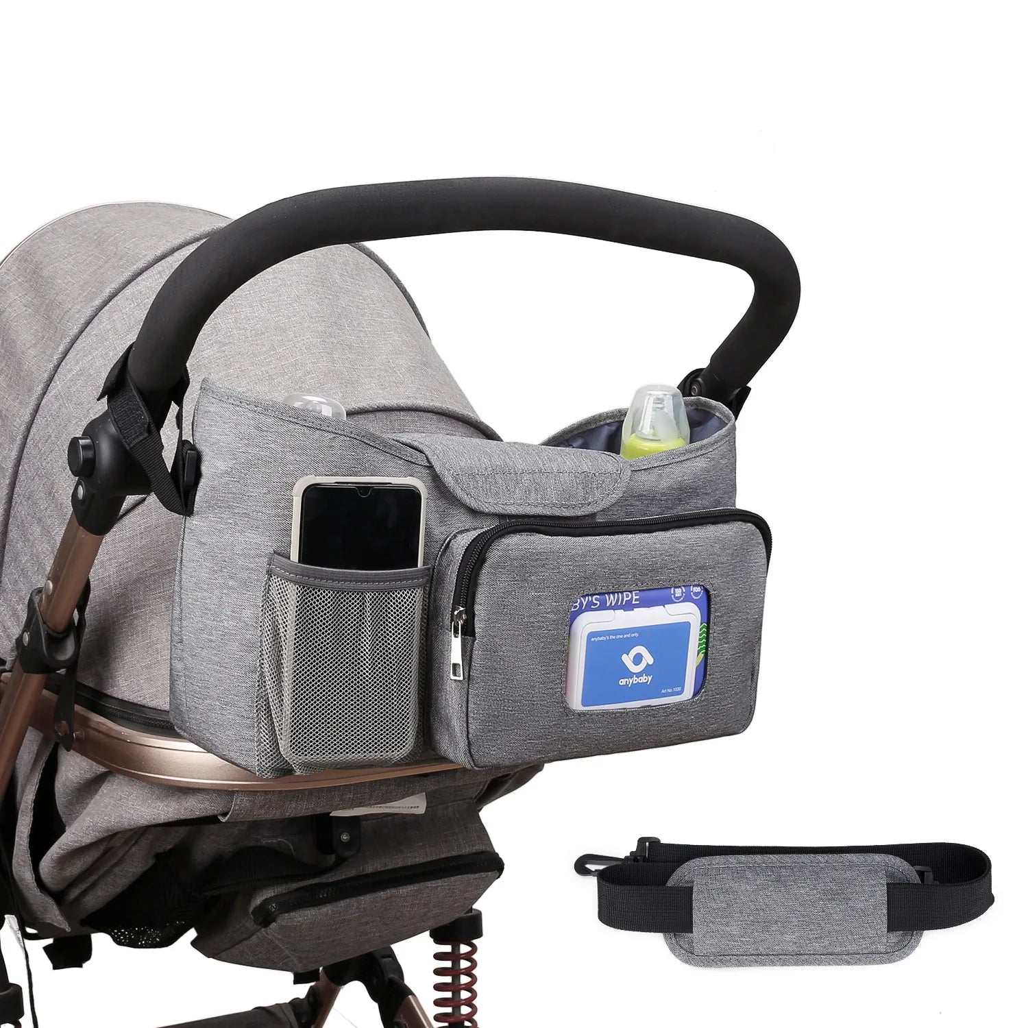 Baby Stroller Bag Mother Baby Travel Outdoor Storage Single-Shoulder for Waterproof Super Lightweight Functional