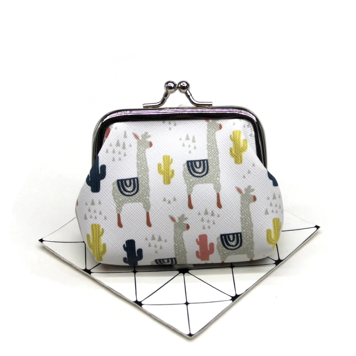 Mini Wallets Cartoon Alpaca Women Girls Cute Kids Coin Purses Ladies Hasp Money Bags Girls Change Purse Female Children Pouch