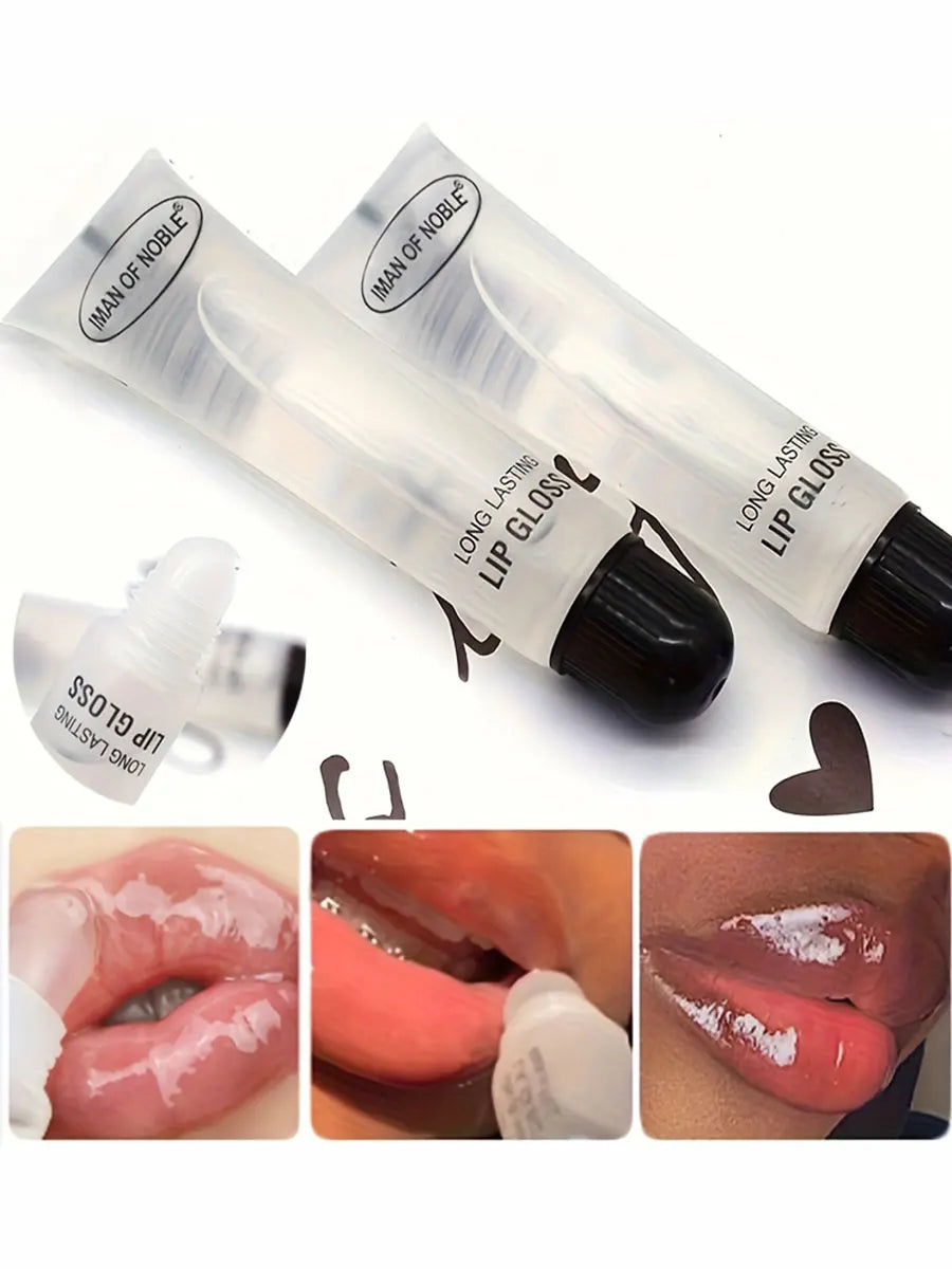 Glossy Lip Gloss Set 6pcs | Moisturizing Non-Sticky Hydrating Lip Oil for Women