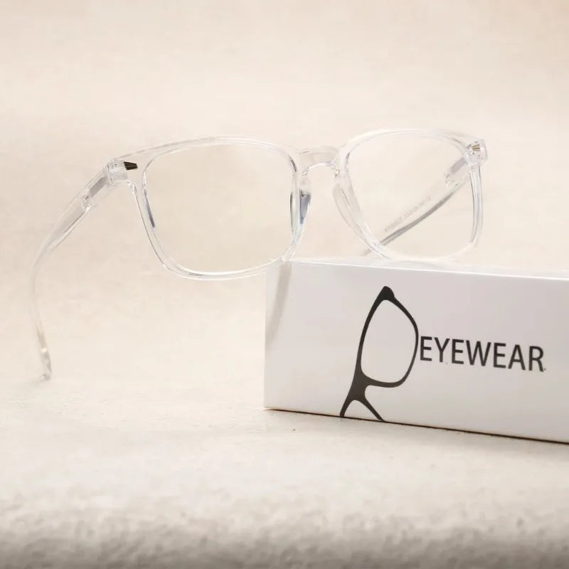 1/2/3/4/5PCS Elegant Simple and Stylish Geometric Glasses with Transparent Lenses Suitable for Daily Use