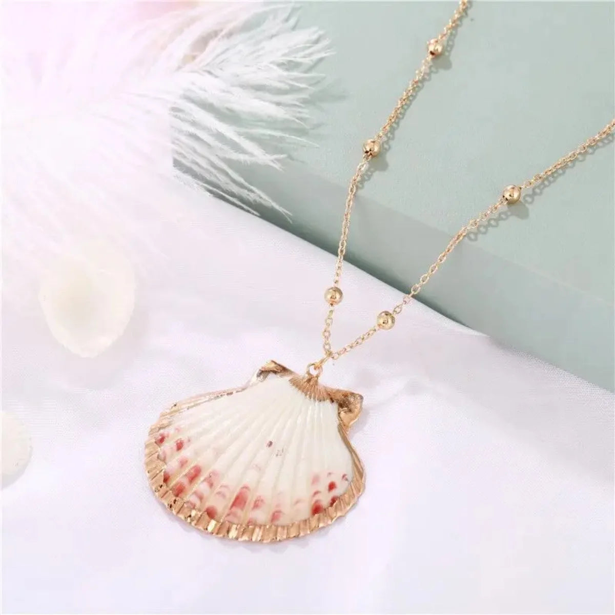 Ocean Shell Pendant Necklace
