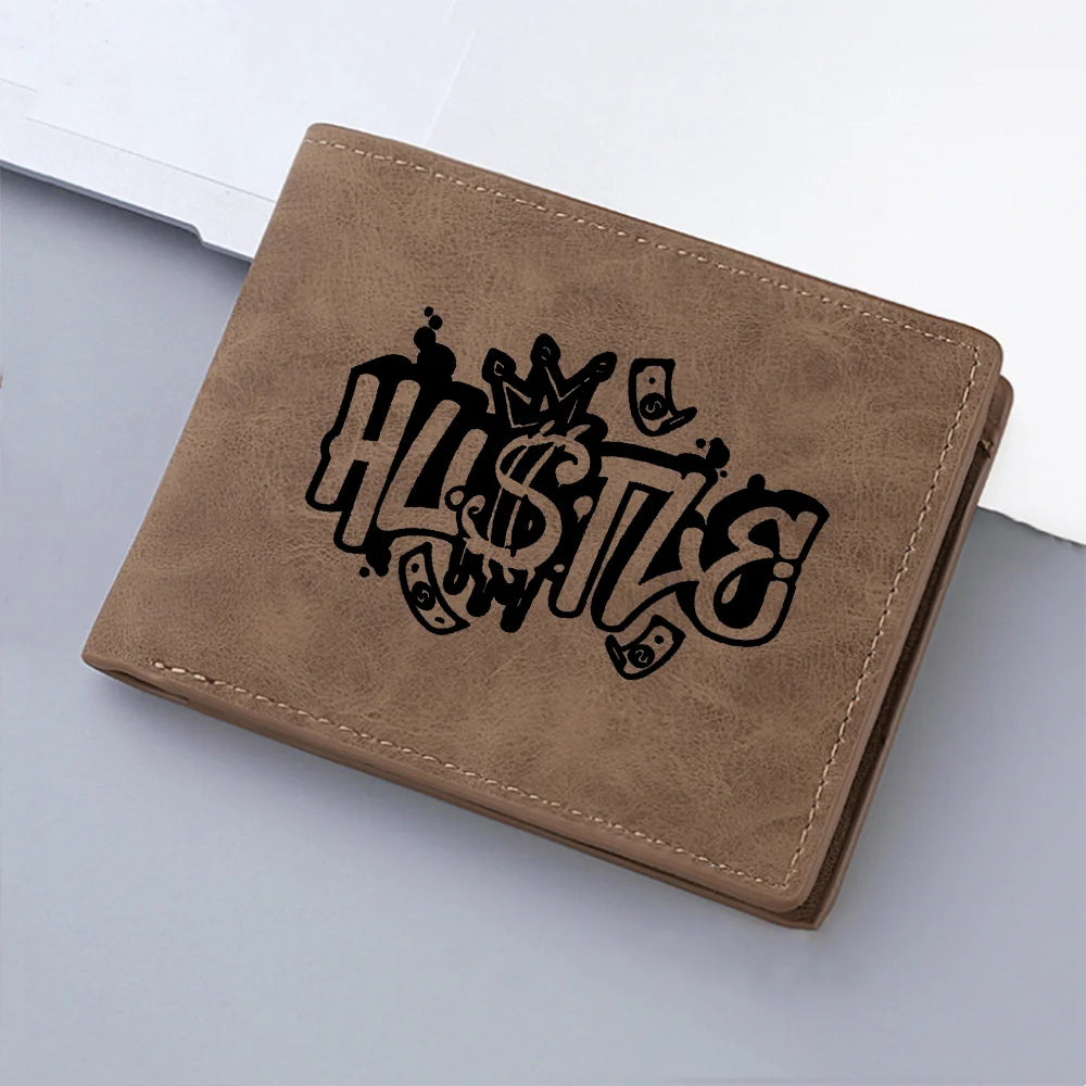 Mini Ultra-thin Men's US Dollar Wallet, Featuring a Retro-style Zipper Pocket, Multiple Card Slots, and a Credit Card Pocket