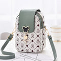 Women Mini Leather Shoulder Diagonal Bags Small Mobile Phone Bag Crossbody Girls Ladies Purse Handbag Wallets Card Holders