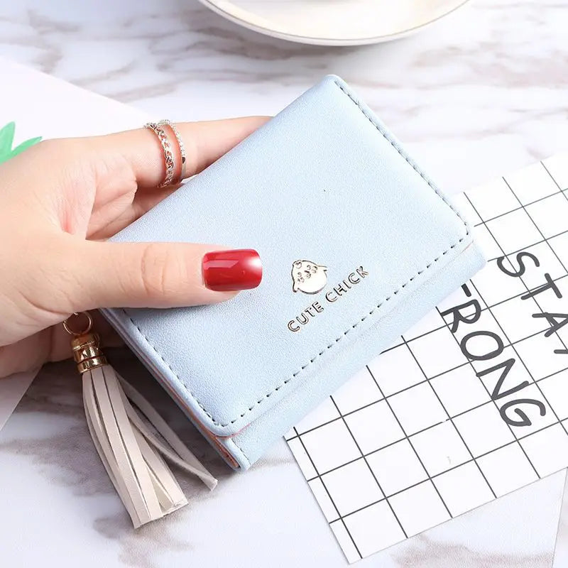 Mini Women Wallet Small animals heart Short Women's Wallet Card Holder Girls Woman Fashion Lady Coin Purse for Female Clutch Bag