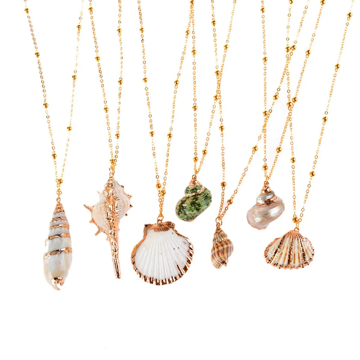 Ocean Shell Pendant Necklace