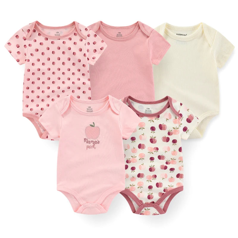 Mini Blooms Newborn Bodysuit Set (5-Piece)