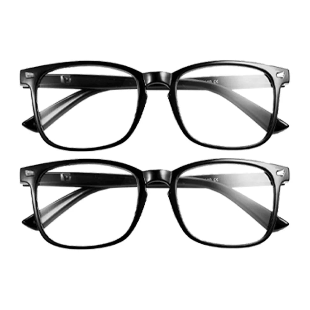 1/2/3/4/5PCS Elegant Simple and Stylish Geometric Glasses with Transparent Lenses Suitable for Daily Use