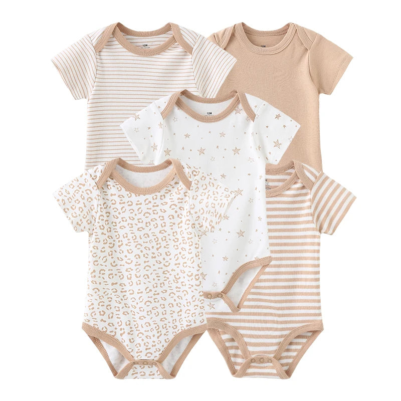 Mini Blooms Newborn Bodysuit Set (5-Piece)