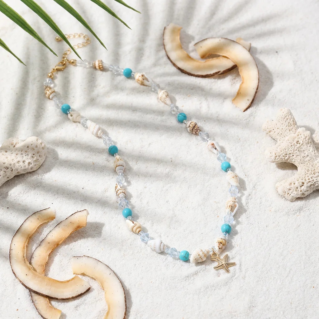 Cowrie Shell Choker Necklace