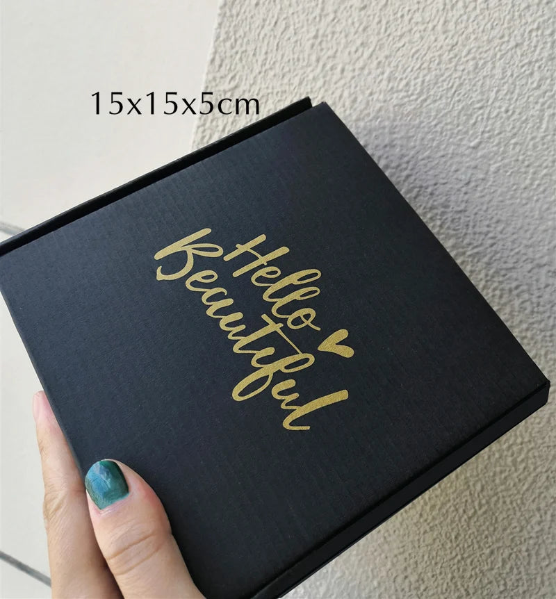 Pink Gift Box with Customized Logo,3-Layer Corrugated Box,Storage Display Carton,Supports Size Printing Logo,Festival Party,10Pc