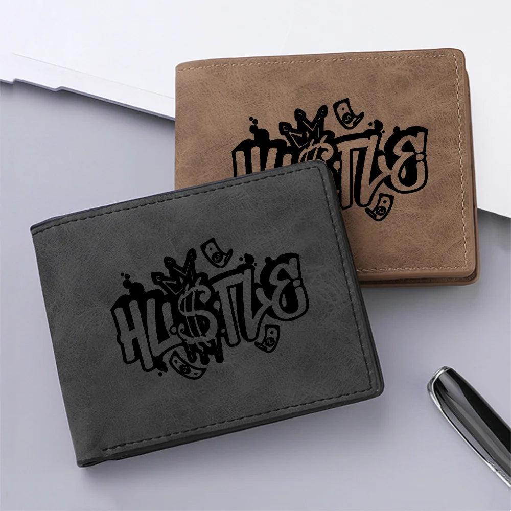 Mini Ultra-thin Men's US Dollar Wallet, Featuring a Retro-style Zipper Pocket, Multiple Card Slots, and a Credit Card Pocket
