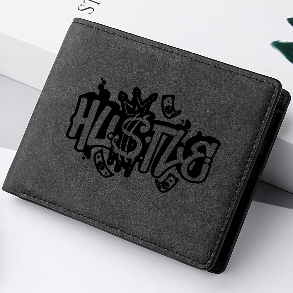 Mini Ultra-thin Men's US Dollar Wallet, Featuring a Retro-style Zipper Pocket, Multiple Card Slots, and a Credit Card Pocket