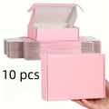 10 Pcs Pink Shipping Boxes Pink Corrugated Cardboard Mailer Boxes Bulk for Packaging Small Business Mailing Gift