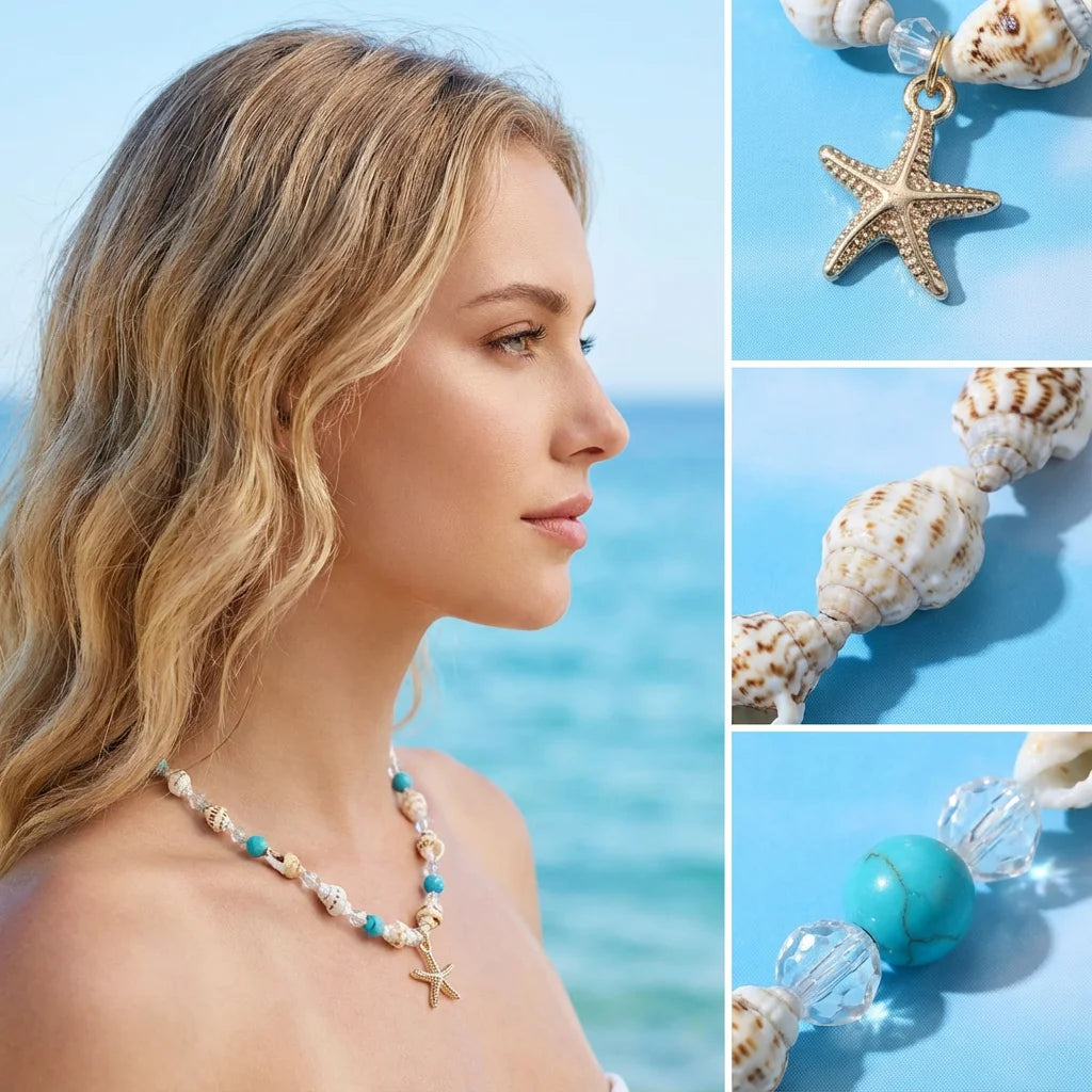 Cowrie Shell Choker Necklace