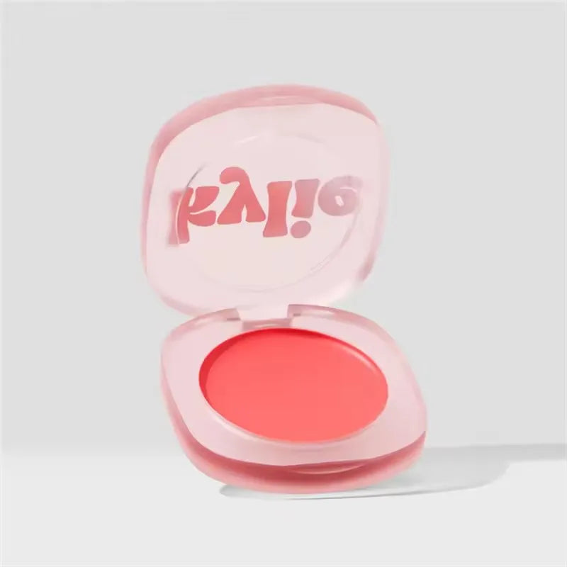 Kylie Hybrid Kissed Power Lip and Cheek Glow Balm Gloss Drip Cream Peach Pink Blusher Lasting Brighten Facial Rouge Cosmetics