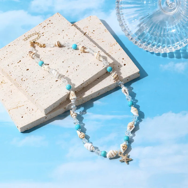 Cowrie Shell Choker Necklace