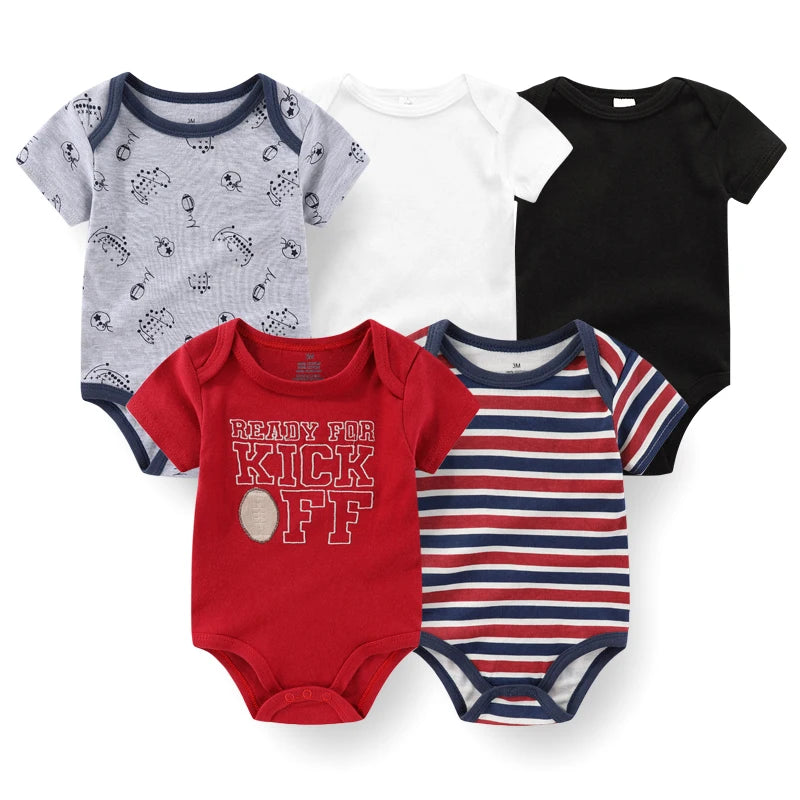 Mini Blooms Newborn Bodysuit Set (5-Piece)