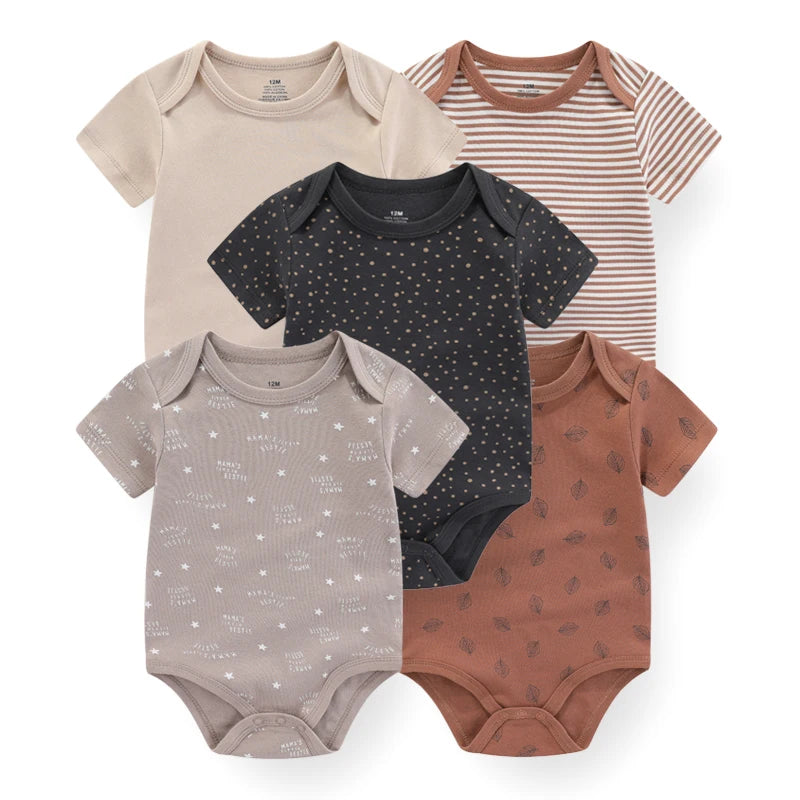 Mini Blooms Newborn Bodysuit Set (5-Piece)