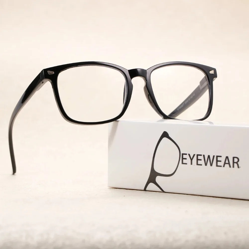 1/2/3/4/5PCS Elegant Simple and Stylish Geometric Glasses with Transparent Lenses Suitable for Daily Use