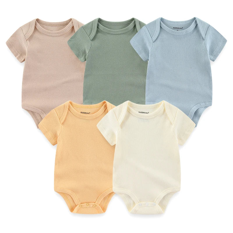 Mini Blooms Newborn Bodysuit Set (5-Piece)