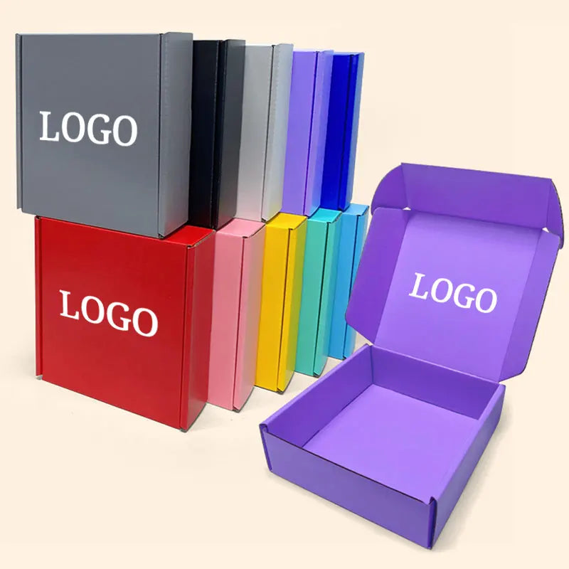 5pcs Extra Hard Airplane Box Cosmetics Shirt Wig Gift Box Wedding Party Paper Box Folding Clothing Box Gift Box Packing