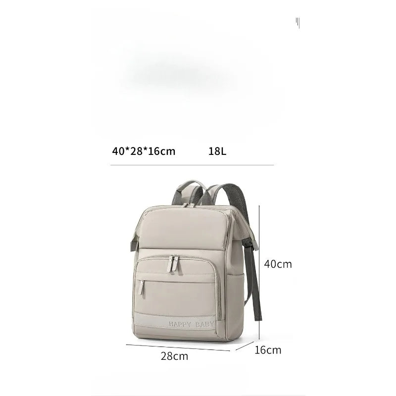New Mom Bag: Multi-Functional, High-Capacity, Lightweight Diaper Bag with Milk Storage Compartment