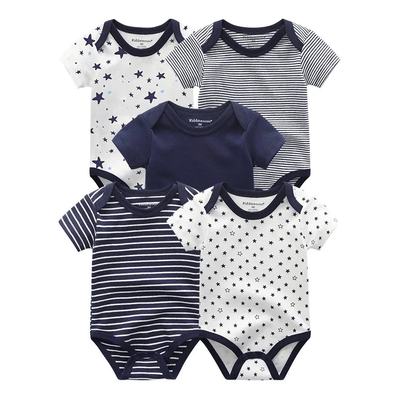 Mini Blooms Newborn Bodysuit Set (5-Piece)