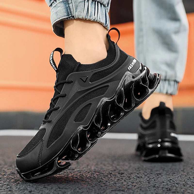Luxury Men's Sneakers Casual Breathable Trainer Race Fashion Loafers Running Shoes for Male Tenis