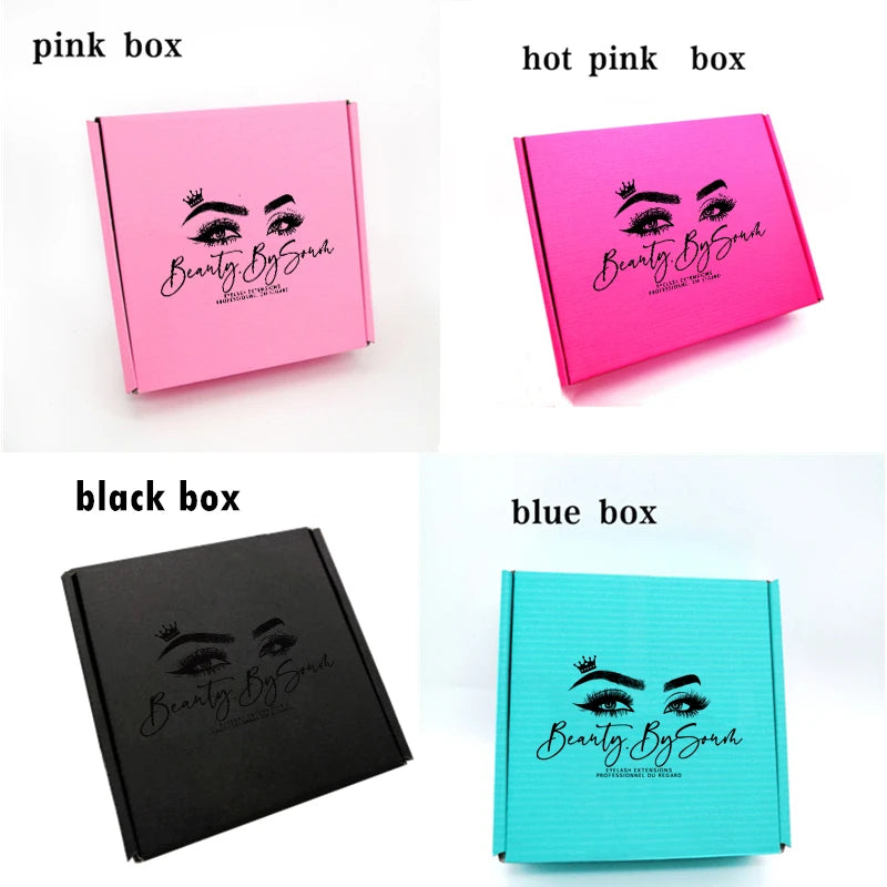 Pink Gift Box with Customized Logo,3-Layer Corrugated Box,Storage Display Carton,Supports Size Printing Logo,Festival Party,10Pc