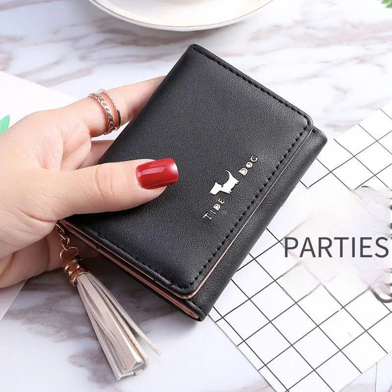 Mini Women Wallet Small animals heart Short Women's Wallet Card Holder Girls Woman Fashion Lady Coin Purse for Female Clutch Bag