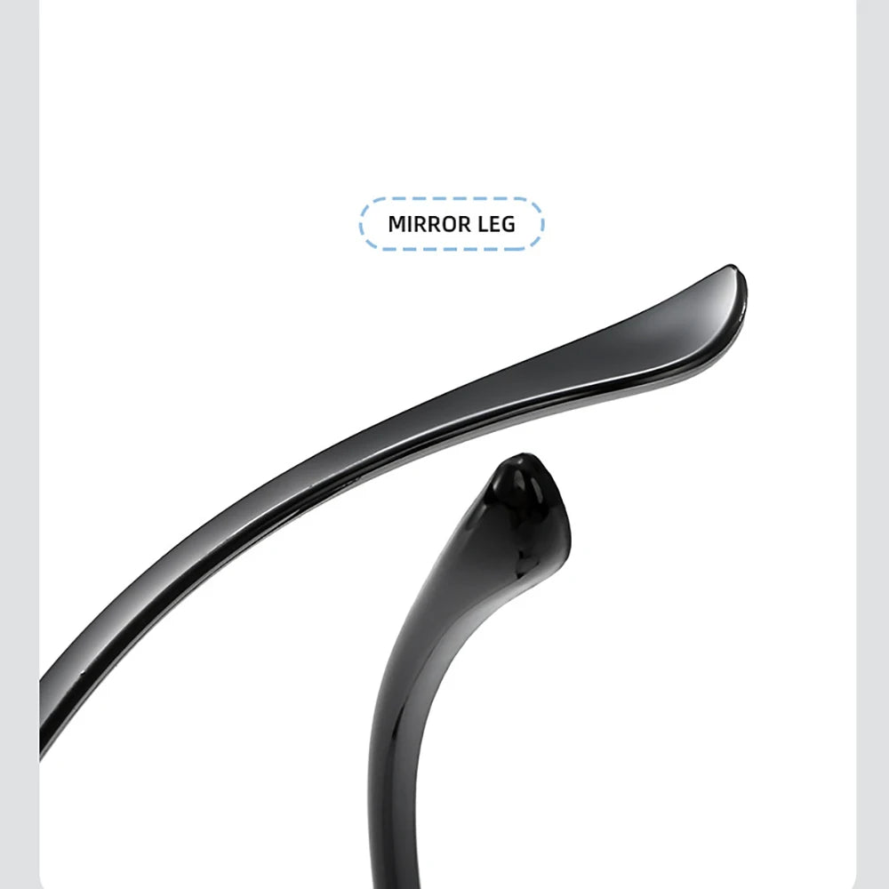 Transparent Large Frame Computer Glasses Women Round Anti Blue Light Optical Spectacle Flat Lens Eye Protection Plain Glasses