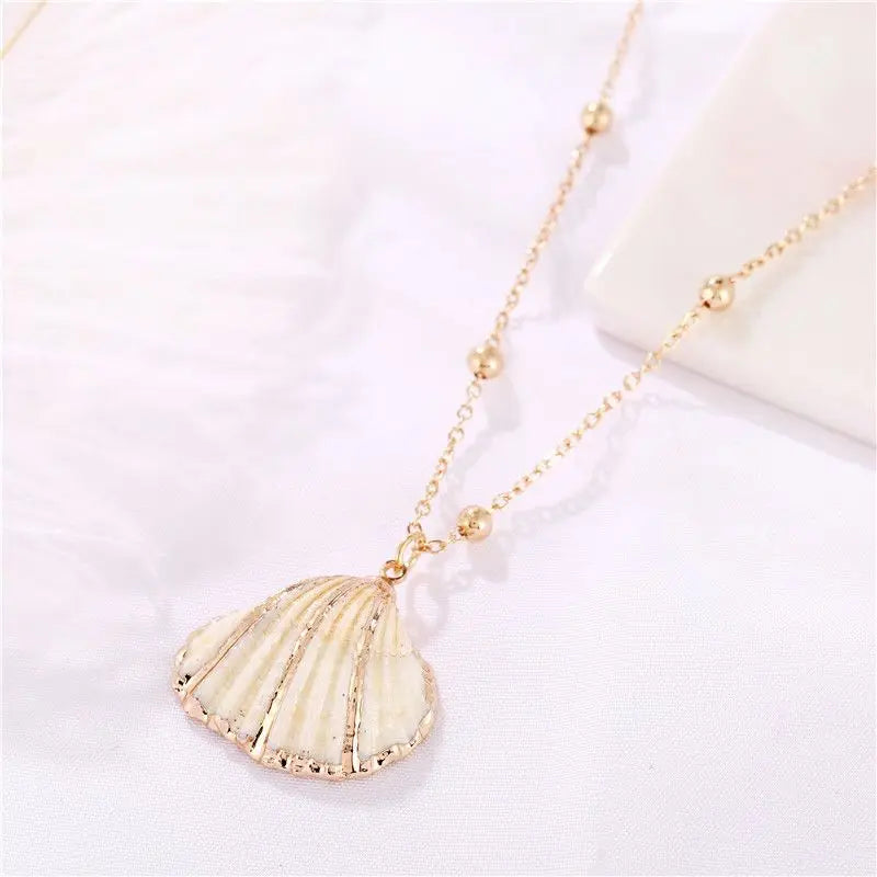Ocean Shell Pendant Necklace
