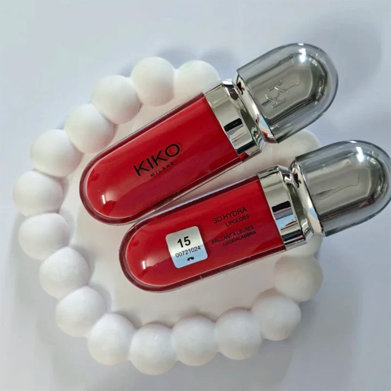 Fashion Brand Kiko Refreshing Non Greasy Mirror Lip Glaze Moisturizing Non Stick Cup Lipstick Deep Moisturelip Lip Balm Makeup