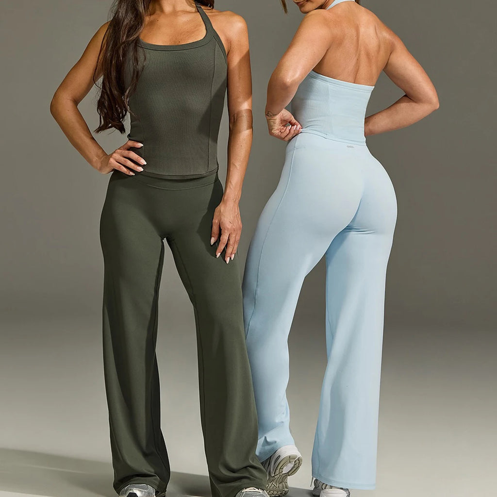 Oner Active Flared Leggings Straight Leg Leggings Woman Wide-leg Pants Yoga Breathable Fitness Clothing Versatile Casual Pants