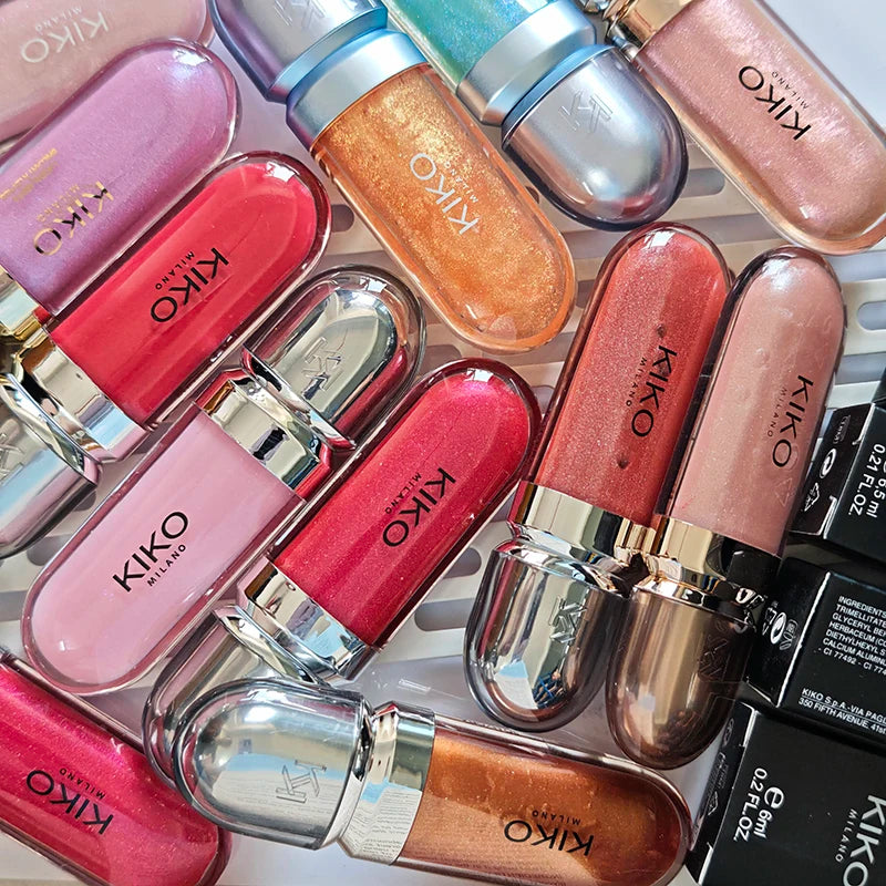 Fashion Brand Kiko Refreshing Non Greasy Mirror Lip Glaze Moisturizing Non Stick Cup Lipstick Deep Moisturelip Lip Balm Makeup