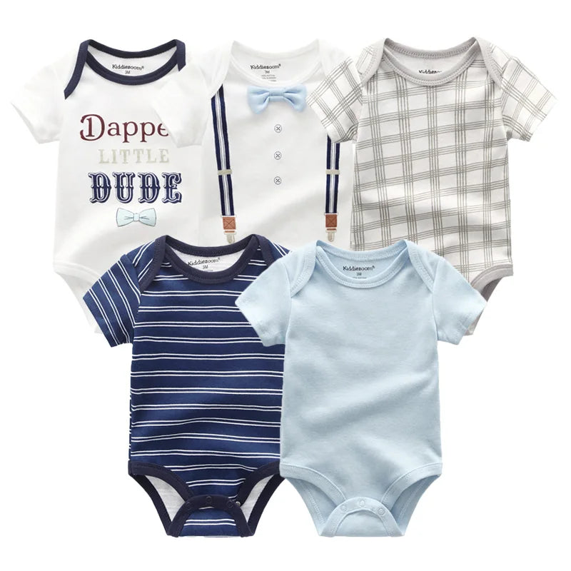 Mini Blooms Newborn Bodysuit Set (5-Piece)