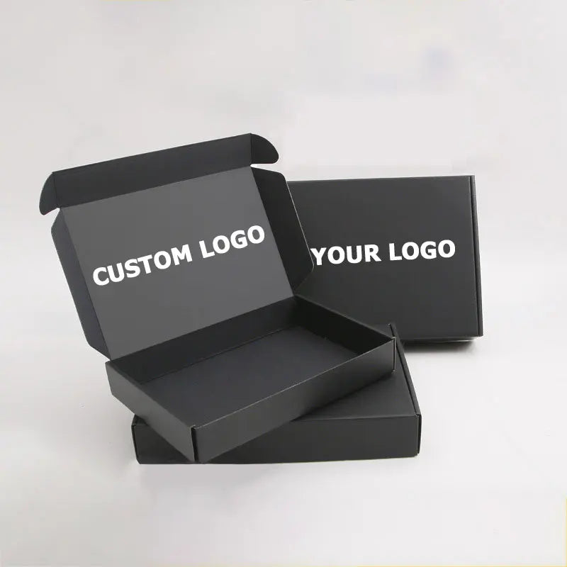 5pcs Print Gift Box Logo Cosmetics Shirt Wig Gift Box Wedding Party Paper Box Folding Clothing Custom Airplane Box Packing Logo