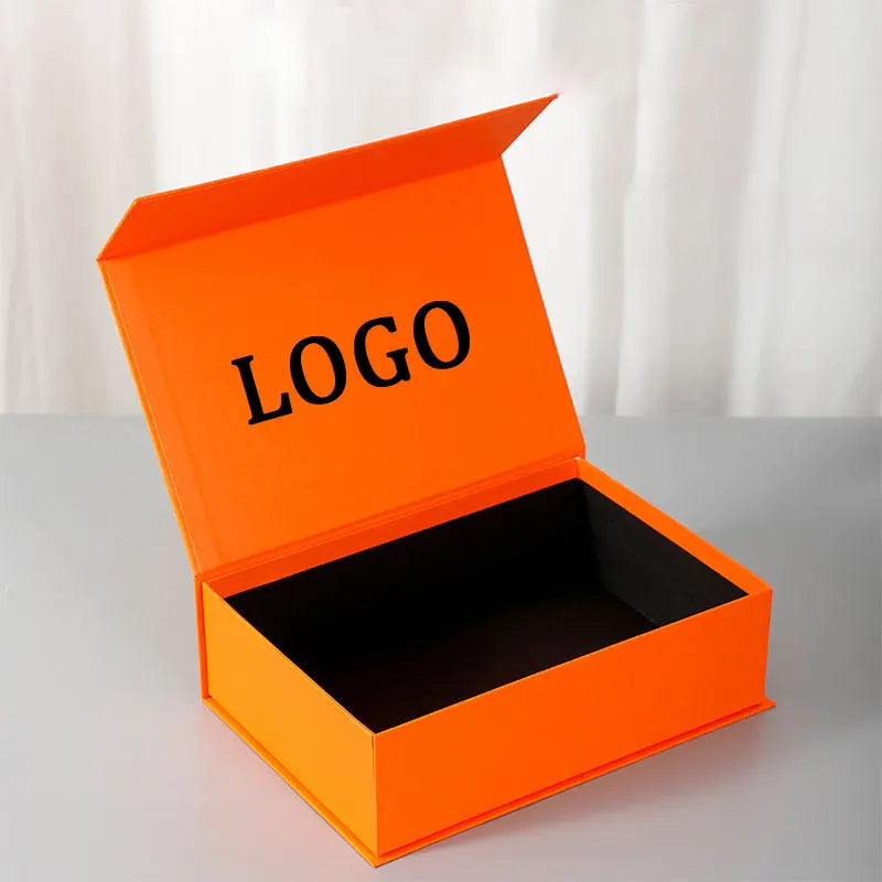 5pcs Print Gift Box Logo Cosmetics Shirt Wig Gift Box Wedding Party Paper Box Folding Clothing Custom Airplane Box Packing Logo