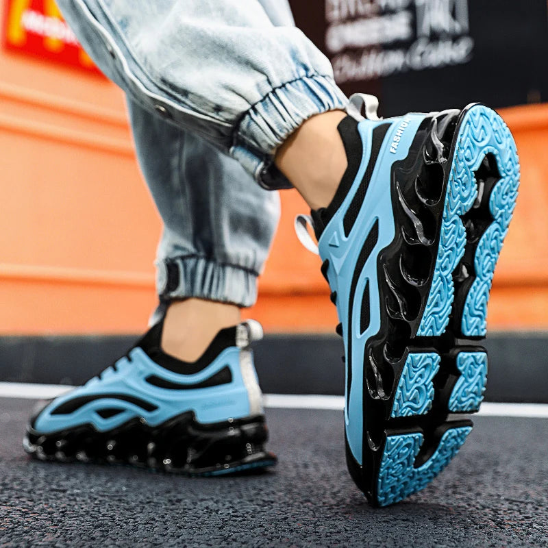 Luxury Men's Sneakers Casual Breathable Trainer Race Fashion Loafers Running Shoes for Male Tenis