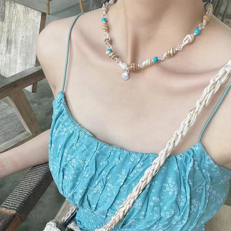 Cowrie Shell Choker Necklace
