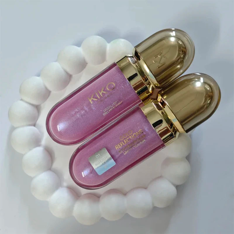Fashion Brand Kiko Refreshing Non Greasy Mirror Lip Glaze Moisturizing Non Stick Cup Lipstick Deep Moisturelip Lip Balm Makeup